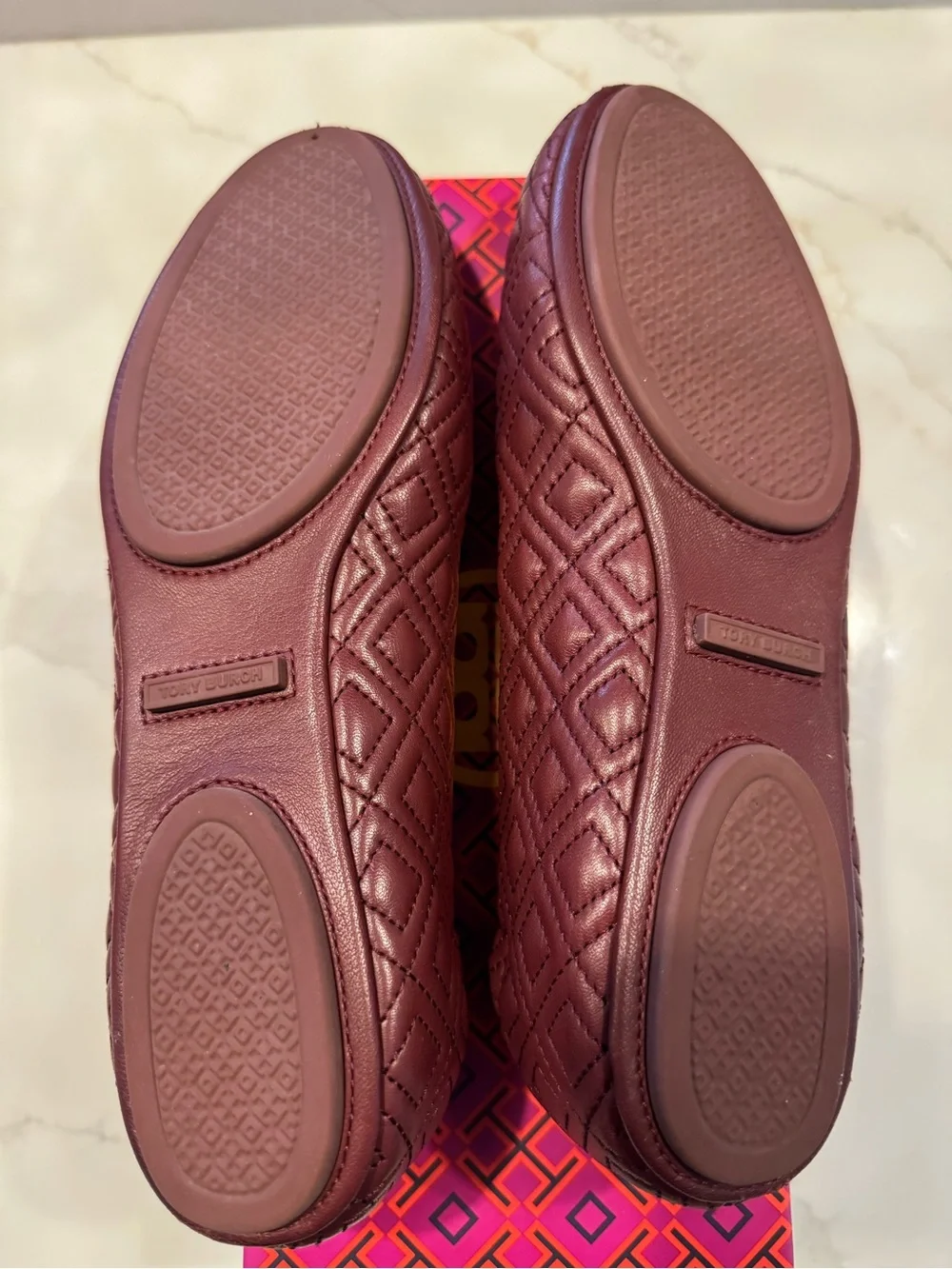 Tory Burch quilted burgundy
